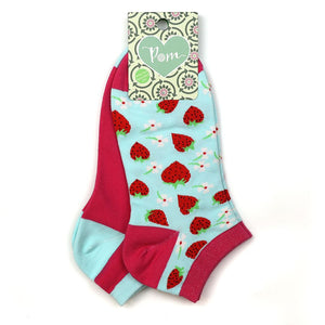 Strawberries 2 Pack Socks