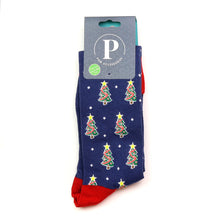 Load image into Gallery viewer, Novelty Xmas Tree Themed Men&#39;s Socks
