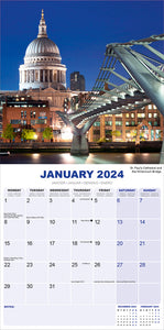 London Wall Calendar 2024