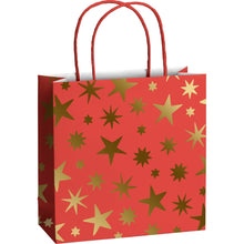 Load image into Gallery viewer, Red Stars Aika Gift Bag Small
