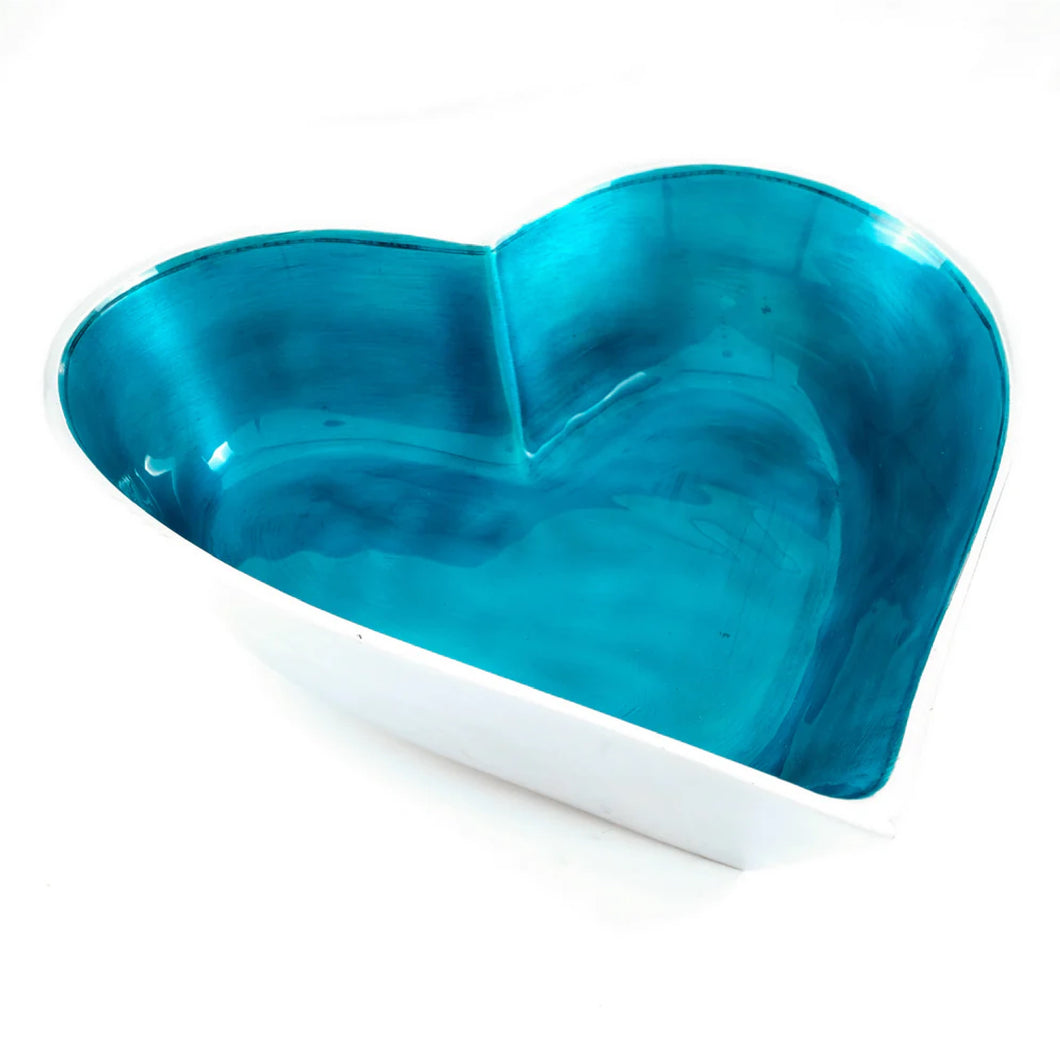Aqua Heart Bowl 25cm