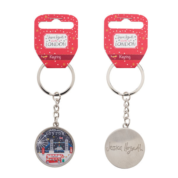 JH Winter Round Keyring