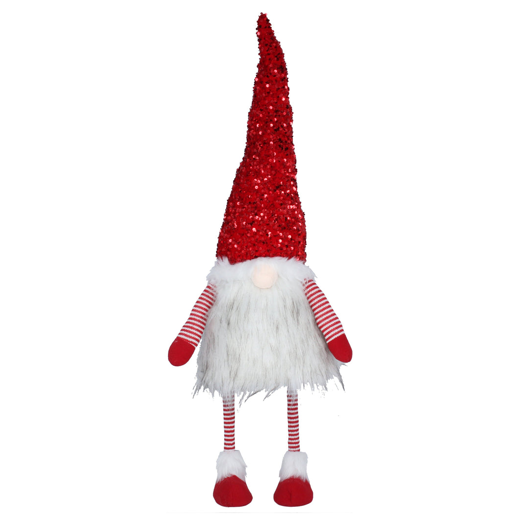 Red/White LED Standing Santa Large