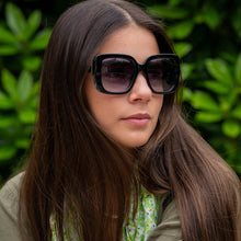 Load image into Gallery viewer, Black Frame Recycled Sunglasses
