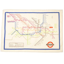 Load image into Gallery viewer, TLF Heritage Tube Map - Tea Towel
