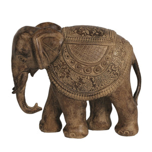 Carved Effect Elephant Large