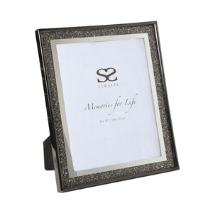 Black Beaded Surround Photo Frame 8x10in