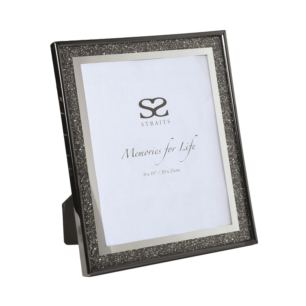 Black Beaded Surround Photo Frame 8x10in