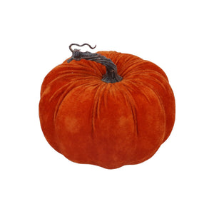 Orange Velvet Pumpkin Medium