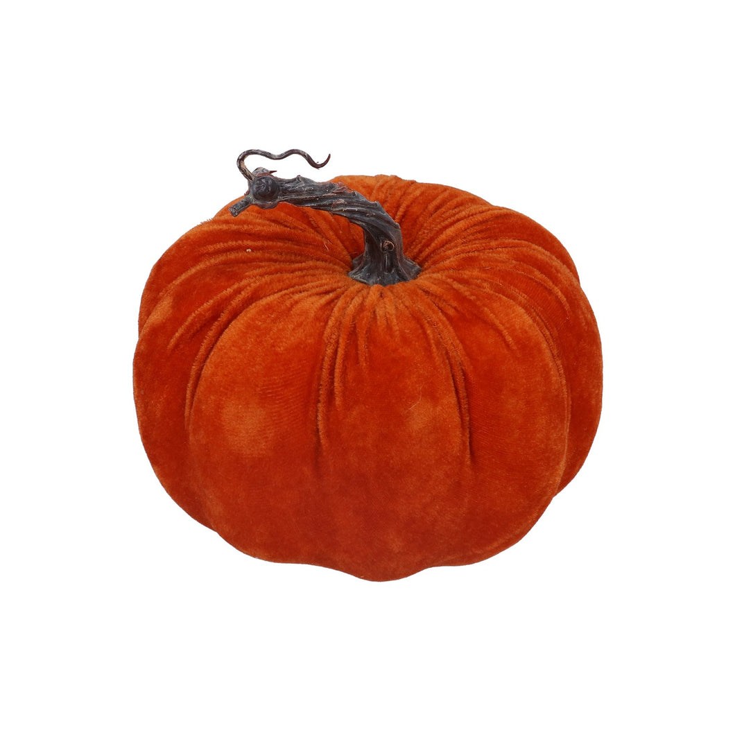 Orange Velvet Pumpkin Medium