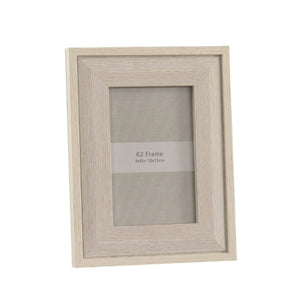 Beige Wood Photo Frame 4x6