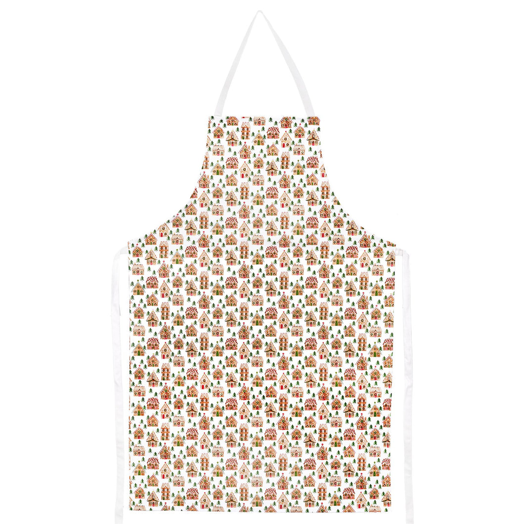 Gingerbread House Fabric Apron