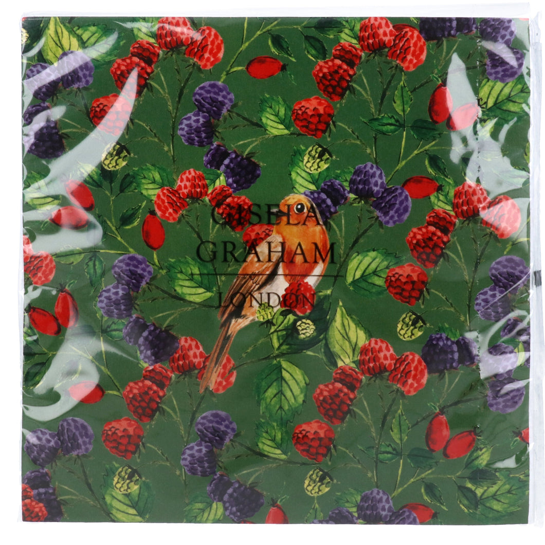 Robin/Berries Napkins x20