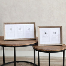 Load image into Gallery viewer, Natural Photo Frame Triple 4x6
