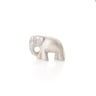 Brushed Silver Elephant Small