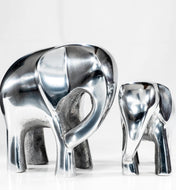 Polished Silver Elephant XL