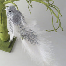 Load image into Gallery viewer, Silver Bird with Clip
