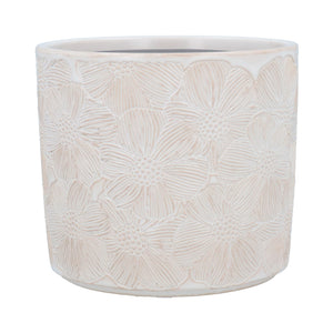 White Cosmos Pot Cover Large