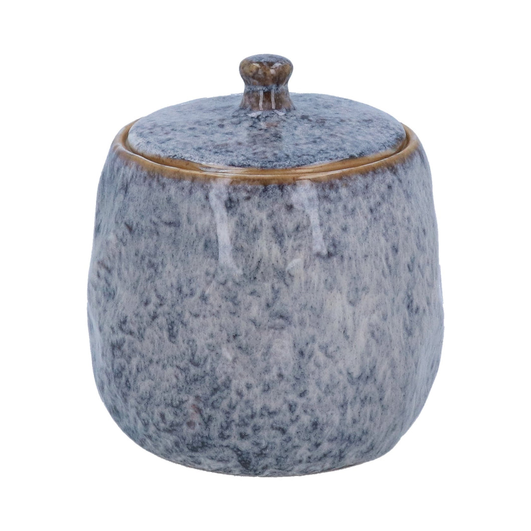 Blue Speckled Pot Large