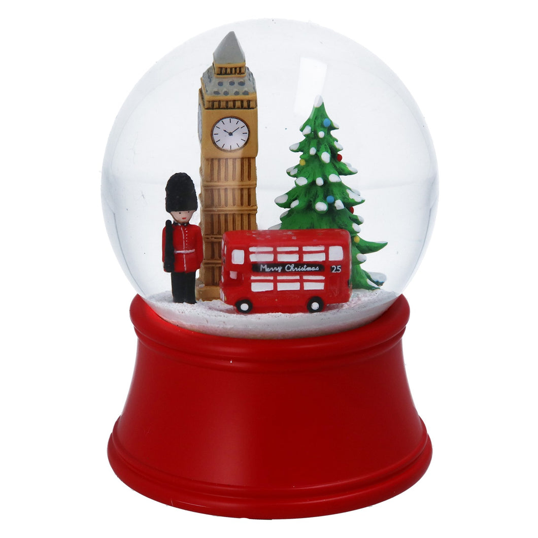 London Icons Musical Snowglobe Lrg