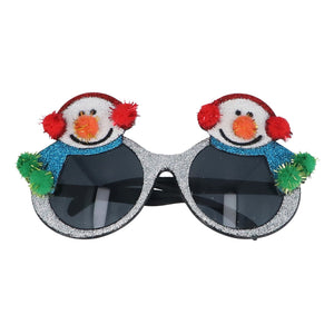 Sparkling Snowmen Acrylic Glasses