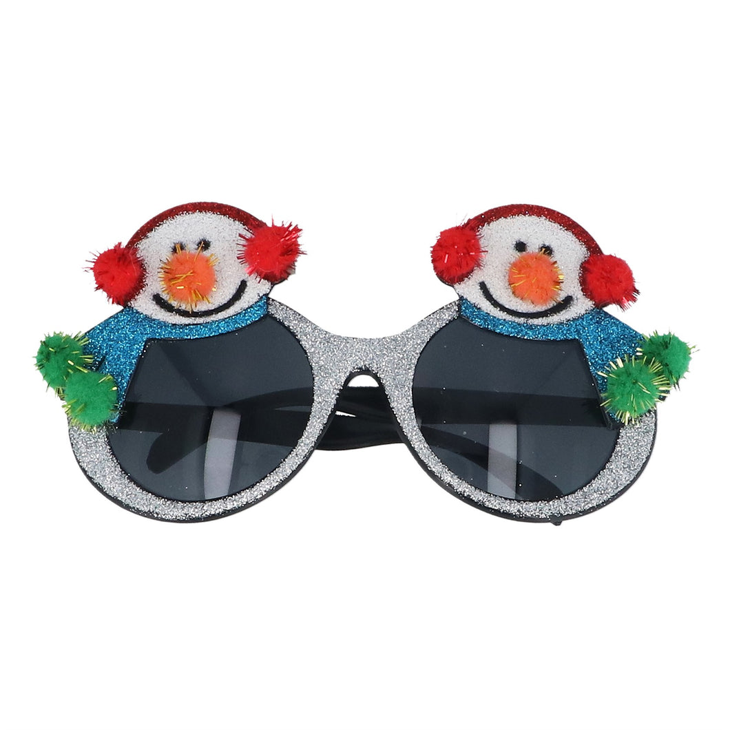 Sparkling Snowmen Acrylic Glasses