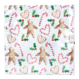Gingerbread Man Paper Napkin x20