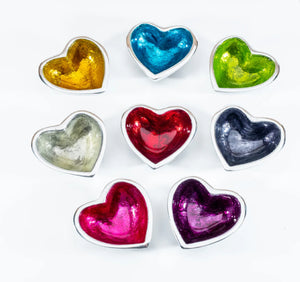 Glitter Mini Heart Dish 6cm