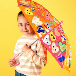 Colour Changing Umbrella - Hearts