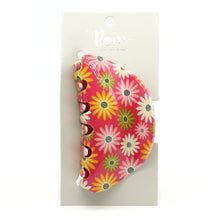 Load image into Gallery viewer, Pink and Yellow Floral Mix Claw Clip
