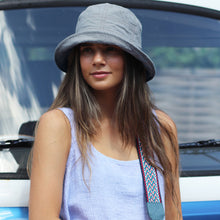 Load image into Gallery viewer, Denim Blue Bucket Hat
