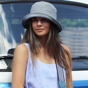Denim Blue Bucket Hat