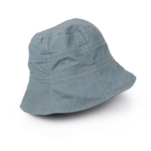 Load image into Gallery viewer, Denim Blue Bucket Hat
