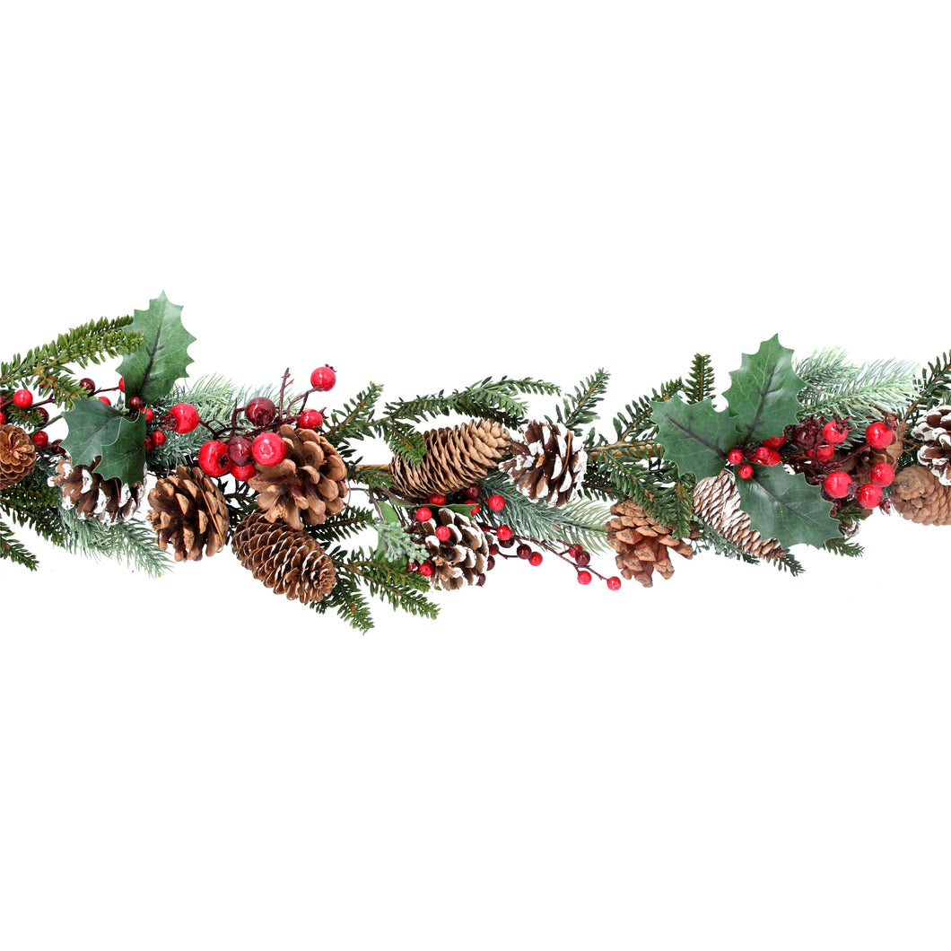 Fir Garland with Berries