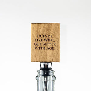 Wine Oak Bottle Stopper