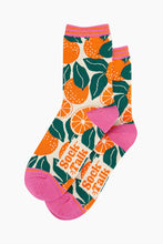 Load image into Gallery viewer, Women&#39;s Socks Orange Tree
