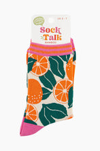 Load image into Gallery viewer, Women&#39;s Socks Orange Tree
