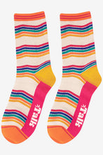 Load image into Gallery viewer, Women&#39;s Socks Stripe Raibow
