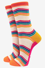 Load image into Gallery viewer, Women&#39;s Socks Stripe Raibow
