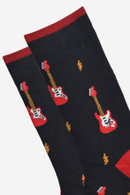 Load image into Gallery viewer, Men&#39;s Bamboo Socks Electric Guitar
