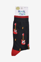 Load image into Gallery viewer, Men&#39;s Bamboo Socks Electric Guitar
