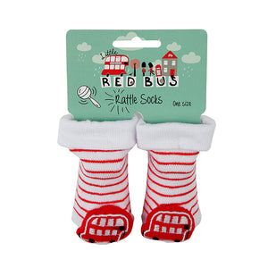 Little Red Bus Rattle Socks