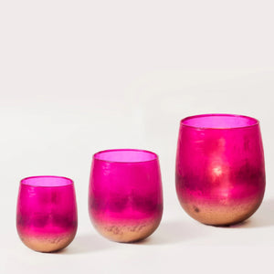 Votive Fuchsia/Smoke Small