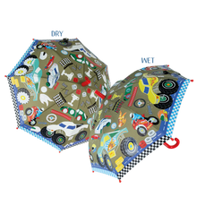 Load image into Gallery viewer, Colour Changing Umbrella 3D Cars
