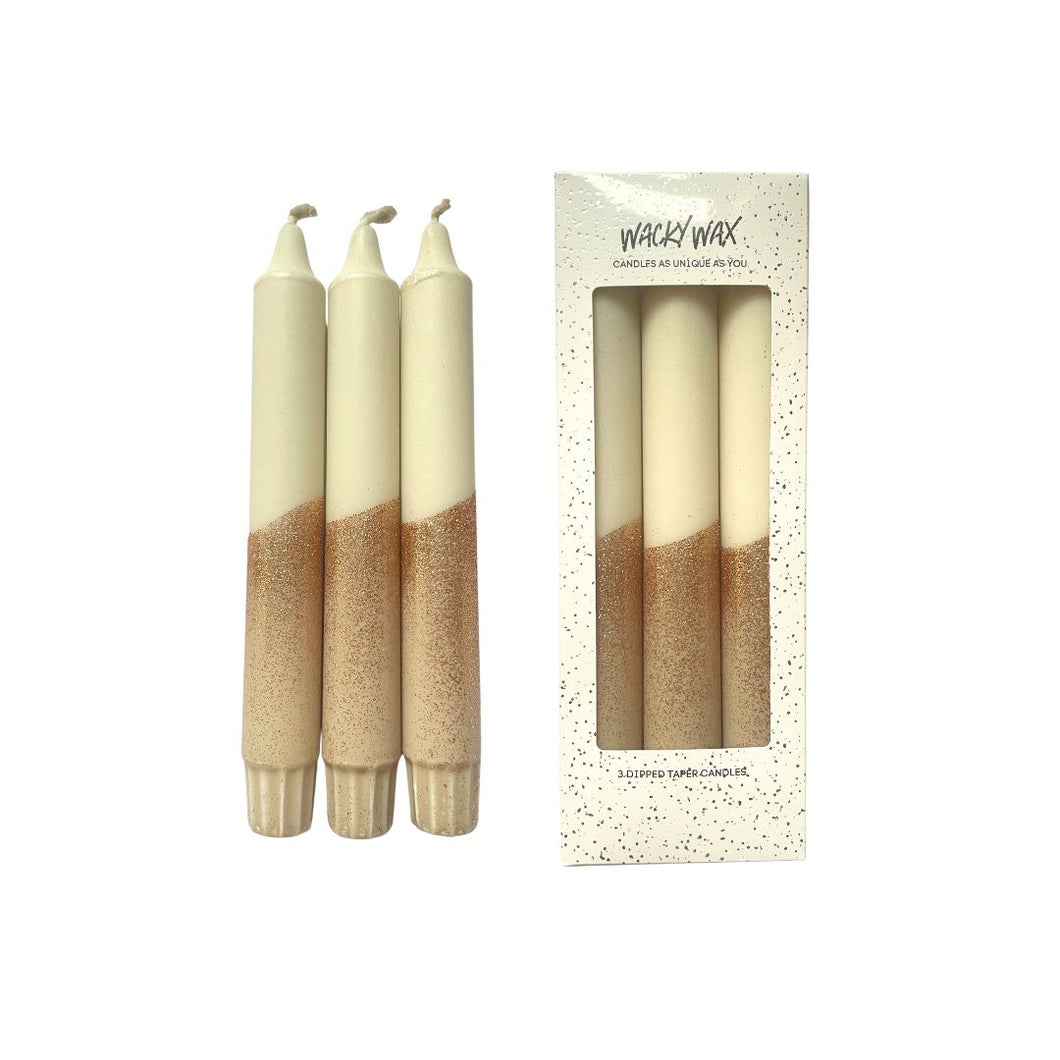 Cosy Waterfall Taper Candle Box of 3
