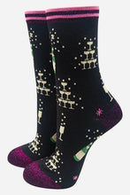 Load image into Gallery viewer, Women&#39;s Champagne Celebration Socks
