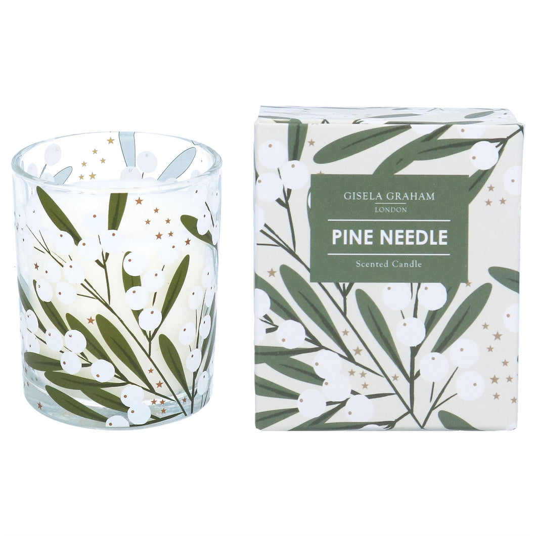 Mistletoe Boxed Scented Candle Sml