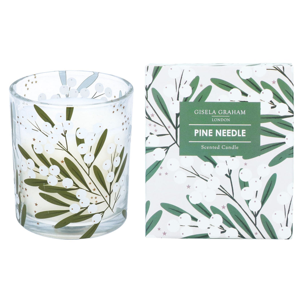Mistletoe Boxed Scented Candle Lrg