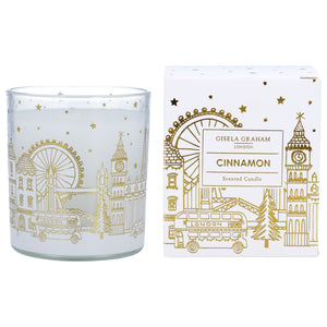 Gold London Scene Scented Boxed Candle Lrg