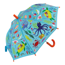 Load image into Gallery viewer, Colour Changing Umbrella Ocean
